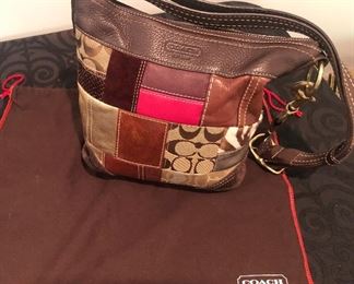 Authentic Coach “Patchwork” Handbag
