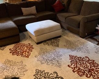 Area Rugs & sectional sofa-  sofa available  PRESALE!!  Call for pricing 