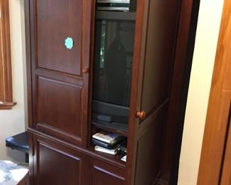 74 x 40 x 30 TV Armoir Entertainment Center or Turn it into a wardrobe.
