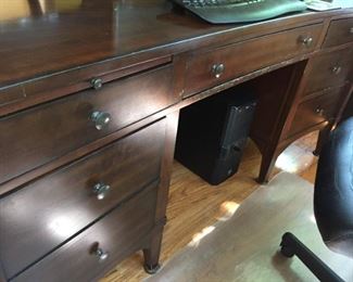 Cherry Executive desk 66 x 34 x 31
