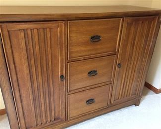 Mission style cabinet /dresser 46 x 60 x 19