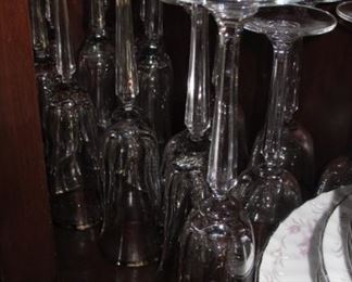 Crystal goblets