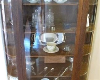 38 x 61 x12 Oval curio