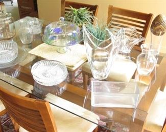 Table & Chairs are not for sale only the items on it