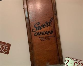 Vintage SWIRL Wood Creeper (Parker Products)