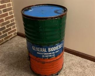 Original Handmade Metal Barrel/Drum Cooler by AARON JACKSON