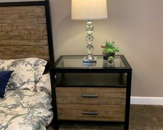 ETHAN ALLEN Bedroom Set (King Size Bed Frame, Dresser, and Two Night Stands)