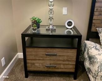 ETHAN ALLEN Bedroom Set (King Size Bed Frame, Dresser, and Two Night Stands)