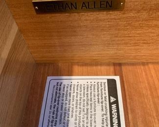 ETHAN ALLEN MERRICK Bedroom Set (King Size Bed Frame, Dresser, and Two Night Stands)