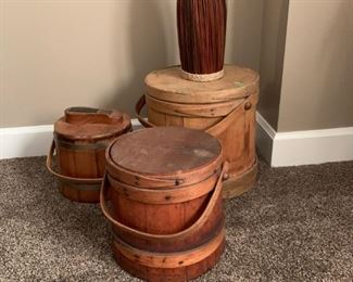 Antique FIRKIN Sugar Bucket