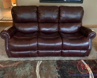 FLEXSTEEL Leather POWERED Sofa