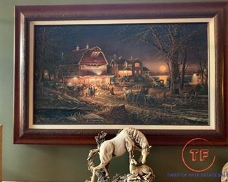TERRY REDLIN "Harvest Moon Ball" Signed Master's Edition