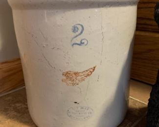 Red Wing UNION Stoneware #2 Crock