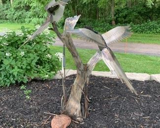 Metal PHEASANT Yard Art Display