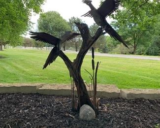 Metal PHEASANT Yard Art Display