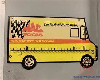 Vintage MAC TOOLS Wall Hanger Key Rack