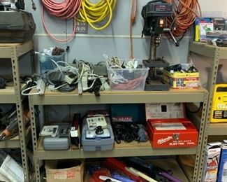 Craftsman Drill Press, Dremels, Milwaukee Drill