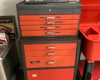Vintage 1950's REM LINE Stacking Tool Cabinet