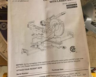 KOBALT 12" Bevel Sliding Miter Saw with Laser Guide