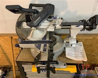 KOBALT 12" Bevel Sliding Miter Saw with Laser Guide