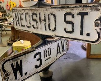 Emporia Kansas RAILROAD STATION Street Sign