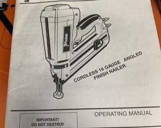 PASLODE Cordless 16 Gauge Nailer