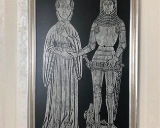 Canterbury Cathedral Burial Crypt Rubbing