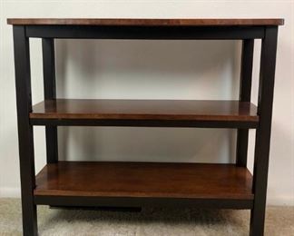 Wooden and Metal Shelves