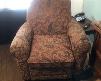 Oveerstuffed  (massage?)  Chair $35