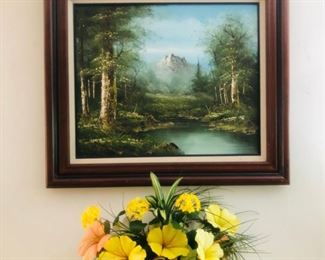 Oil on canvas landscape $40