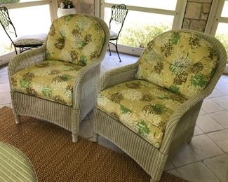 Lloyd Loom Wicker Chairs 