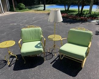 Vintage Woodard IVY chairs - seat height 18", 21"D, 28"W