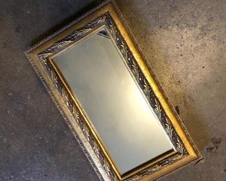 8" x14" - very pretty for accent mirror