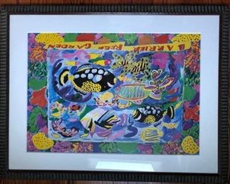 Print by La Jolla artist, Ken Done - 35"W, 30"H