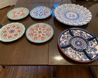 Spanish and Mexican pottery - great patio/porch pieces