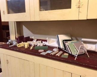 Sample of tile accessories 