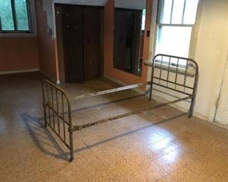 Twin iron bed $100!