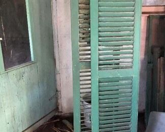 Shutters on house are available for purchase $100-$150 each. 