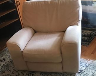 ROCHE BOBOIS SUEDE LEATHER. 35"W X 38"DX31"H