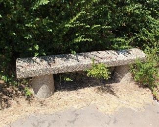 Cement Park Bench