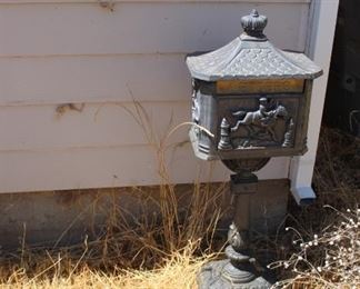 Mailbox will be listed online prior to the sale. https://www.estatesales.net/CA/Marysville/95901/marketplace/26629If those items do not sell they will be included in this sale.