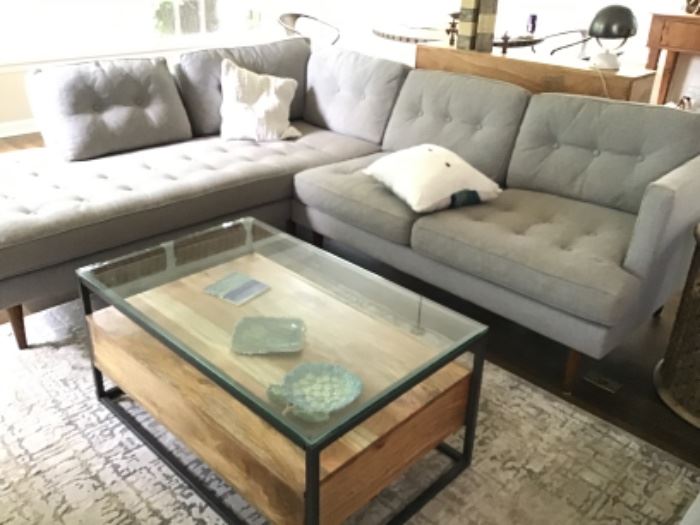 West Elm Drake 2 piece sectional currently being sold for $3200.  Selling here $950