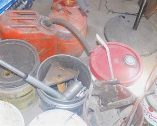 We have all the gas cans and scrap right here