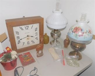 Oil lamps , misc
