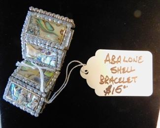 Abalone shell bracelet