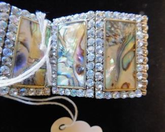 Abalone shell bracelet