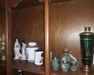 Asian Decor and Sake set