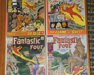 We have several Fantastic 4 comics many are graded and first series