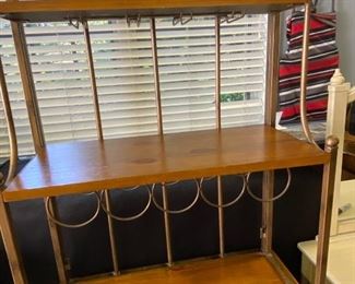 Lot 1001  $225.00  Wine and Glass Storage under shelves