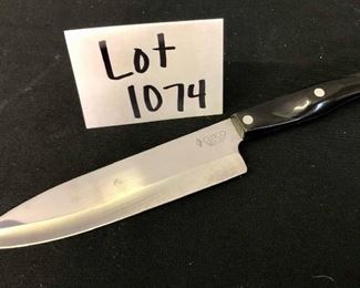 Lot 1074 Buy it Now $74.00 . Cutco Petit Chef Knife  . ($199-249 on Amazon)